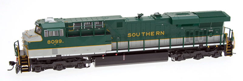 GE ES44AC w/LokSound & DCC -- Norfolk Southern #8099 (Heritage Scheme, Southern Railway, green, white)