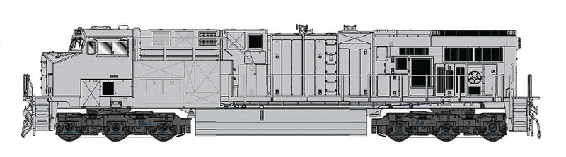 GE ES44AC w/DCC -- Undecorated