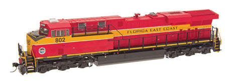 GE ES44AC w/DCC -- Florida East Coast (red, yellow)