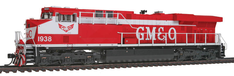 Famous Image Collector Series Diesel GE ES44AC - Standard DC -- Gulf, Mobile & Ohio (Fantasy Scheme, red, white)