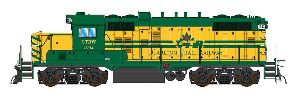 Paducah GP10 w/DCC -- Carlton Trail CTRW (yellow, green)