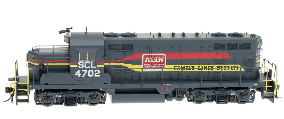 GP16 w/DCC -- Family Lines (gray, yellow, red)