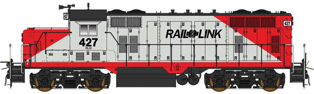 GP16 - DCC -- Rail Link Commonwealth Railway (gray, red, black)