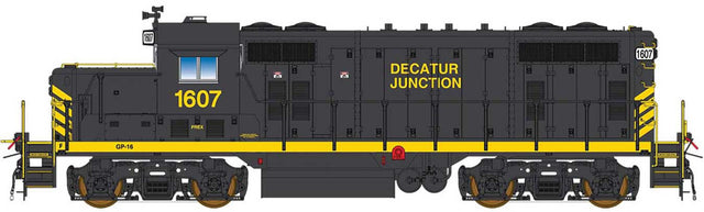 GP16 - Sound and DCC -- Decatur Junction (black, yellow)