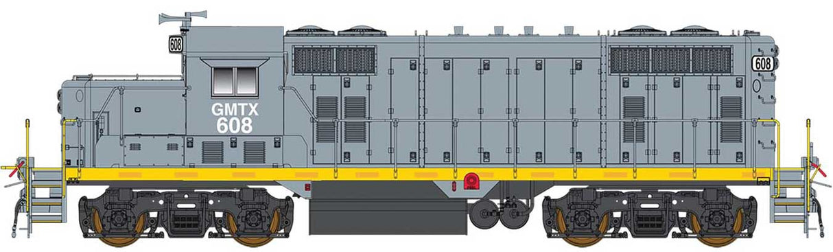 GP16 - Sound and DCC -- GATX Leasing GMTX (gray, yellow)