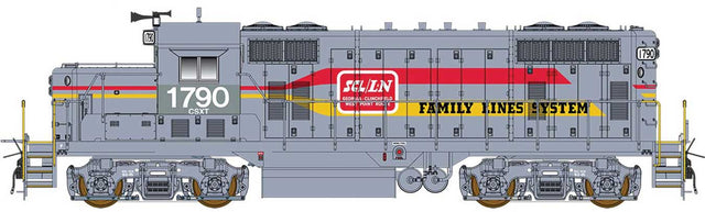 GP16 - DCC -- Ex-Family Lines (gray, red, yellow)