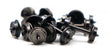 Metal Wheelsets -- 33" Diameter, .537 Axle Length for MTL Trucks - 100 Axles