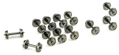 33" High Detail Brass Insulated Wheelsets -- 12 Axles