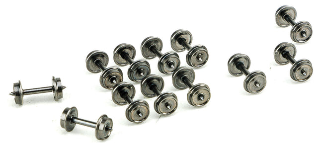 33" High Detail Brass Insulated Wheelsets -- 12 Axles