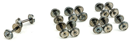 36" High Detail Brass Insulated Wheelsets -- 12 Axles