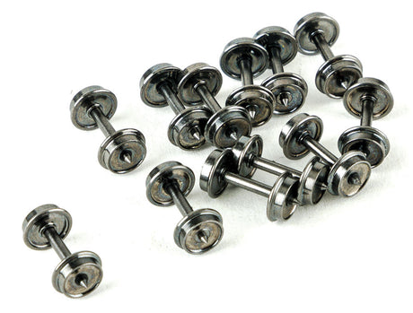 33" High-Detail Brass Insulated Wheelsets -- For Micro-Trains(R) Trucks 12 Axles