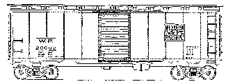 1937 AAR 40' Boxcar -- Western Pacific