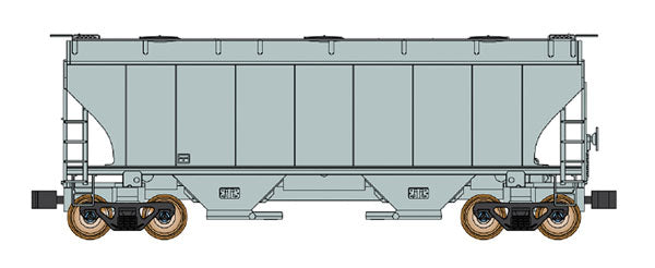 Trinity 3281 2-Bay Covered Hopper - Kit -- Undecorated