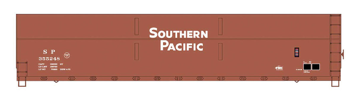 FMC Welded-Side Wood Chip Gondola - Ready to Run - Value Line -- Southern Pacific (Boxcar Red)