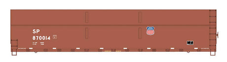 FMC Welded-Side Wood Chip Gondola - Ready to Run - Value Line -- Union Pacific/SP (Boxcar Red, UP Shield, SP Markings)