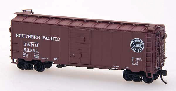 40' 12-Panel Boxcar - Ready to Run -- Southern Pacific (Boxcar Red, Texas & New Orleans Reporting Marks)