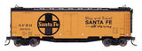 Santa Fe 40' Steel Ice Reefer - Ready to Run -- Santa Fe Ship & Travel (Large Herald)-2