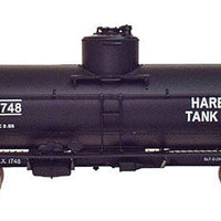 ACF Type 27 Riveted 8000-Gallon Tank Car - Ready to Run -- Harbor Tank Line (black, white lettering)