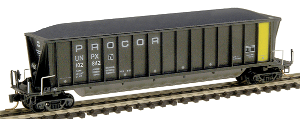 Bathtub Coal Gondola - Assembled -- Procor