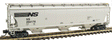 Trinity 5161 Cubic Foot Covered Hopper - Ready to Run -- Norfolk Southern (gray, black)-1