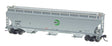 Trinity 5161 Cubic Foot Covered Hopper - Ready to Run -- Cargill CGOX (gray, green Logo)