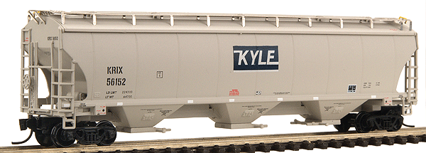 Trinity 5161 Cubic Foot Covered Hopper - Ready to Run -- Kyle