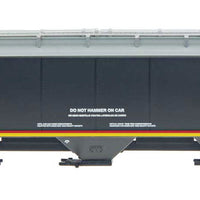 Trinity 5161 Cubic Foot Covered Hopper - Ready to Run -- Kansas City Southern (black, red, gray, yellow)
