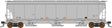Trinity 5161 3-Bay Covered Hopper - Ready to Run -- Data Only (gray, yellow conspicuity marks)