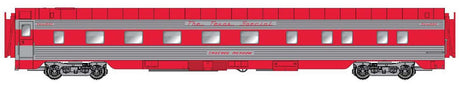 Pullman-Standard 10-5 Sleeper - Ready to Run - Centralia Car Shops -- Pennsylvania Railroad (Texas Special Run-Through Scheme, silver, red)