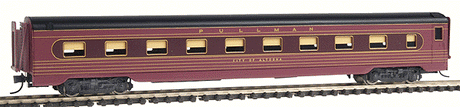 Pullman-Standard 18 Room Roomette - Assembled Centralia Car Shops Model -- Pennsylvania Railroad "Fleet of Modernism" Scheme