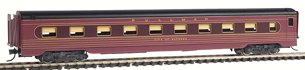 Pullman-Standard 18 Room Roomette - Assembled Centralia Car Shops Model -- Pennsylvania Railroad "Fleet of Modernism" Scheme