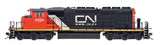 EMD/GMDD SD40-2W - Standard DC -- Canadian National (black, white, red, Website Logo)-1