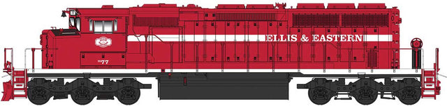 EMD/GMDD SD40-2W - Sound and DCC -- Ellis & Eastern (red, white)
