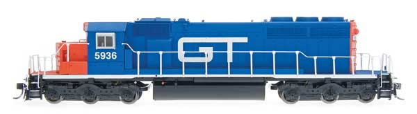 EMD SD40-2 - Standard DC -- Grand Trunk Western (blue, red, white)