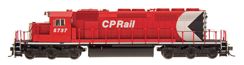EMD SD40-2 w/LokSound & DCC -- Canadian Pacific (Action Red, black, white, Multimark Logo)