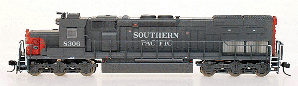 Regal Line Diesel EMD SD40T-2 "Tunnel Motor" Powered - Assembled, DCC Read -- Southern Pacific Roman Lettering w/"Snoot" Long Nose  (gray, red)