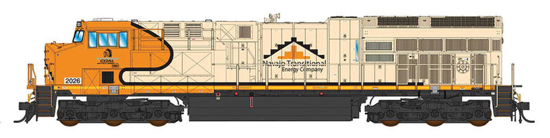 GE ET44 Tier 4 GEVO - LokSound & DCC -- Navajo Mine Railroad (Warbonnet, sand, orange, black)