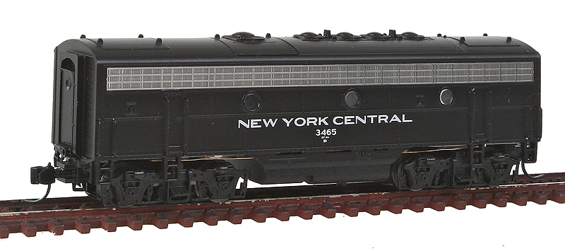 EMD F7B - Standard DC -- New York Central (black, Cigar Band Logo)
