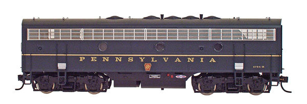 EMD F7B w/LokSound & DCC -- Pennsylvania Railroad (Single Stripe Scheme, Brunwick Green)