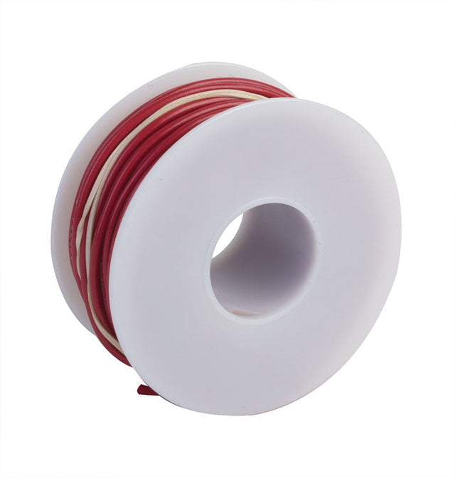 One-Conductor Hookup Wire - #18 Gauge - 55'  16.8m -- Red
