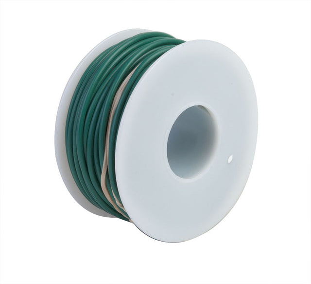 One-Conductor Hookup Wire - #18 Gauge - 55'  16.8m -- Green