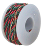 Three-Conductor Hookup Wire - #22 Gauge - 23'  7m -- Black, Red & Green