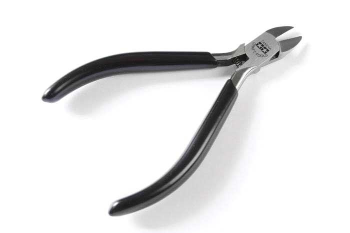Modeler's Side Cutter for Plastic Parts -- Black Vinyl Grip