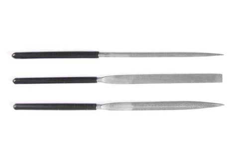 Basic File Set -- Medium, Double Cut, 1 Each: Flat, Round, Half Round