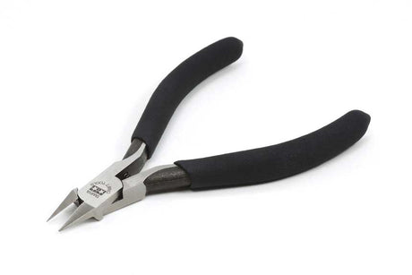 Sharp-Pointed Side Cutter for Plastic Sprues -- Black PVC Grip