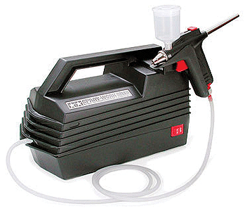 Spray-Work Basic Compressor -- With Airbrush