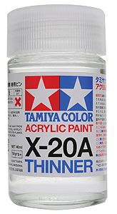 Acrylic Thinner -- Medium - 1.35oz  40mL