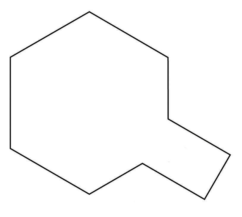 Lacquer Paint 1/3oz 10ml -- LP-4 Flat White