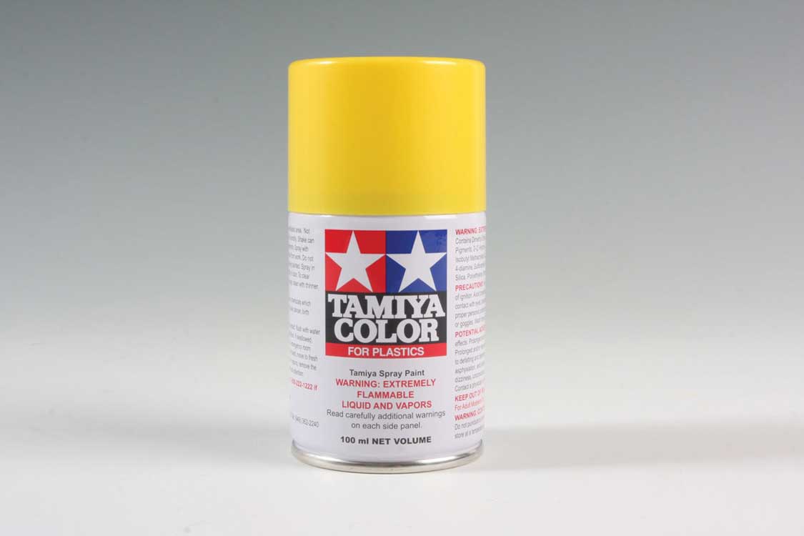 Spray Lacquer for Plastics 3.4oz  100ml Can -- TS-97 Pearl Yellow