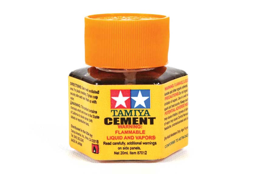 Liquid Plastic Cement with Brush Cap -- 2/3oz  20mL